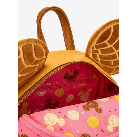 Loungefly Disney Minnie Mouse Chocolate Concha Figural Convertible Mini Backpack main image 5